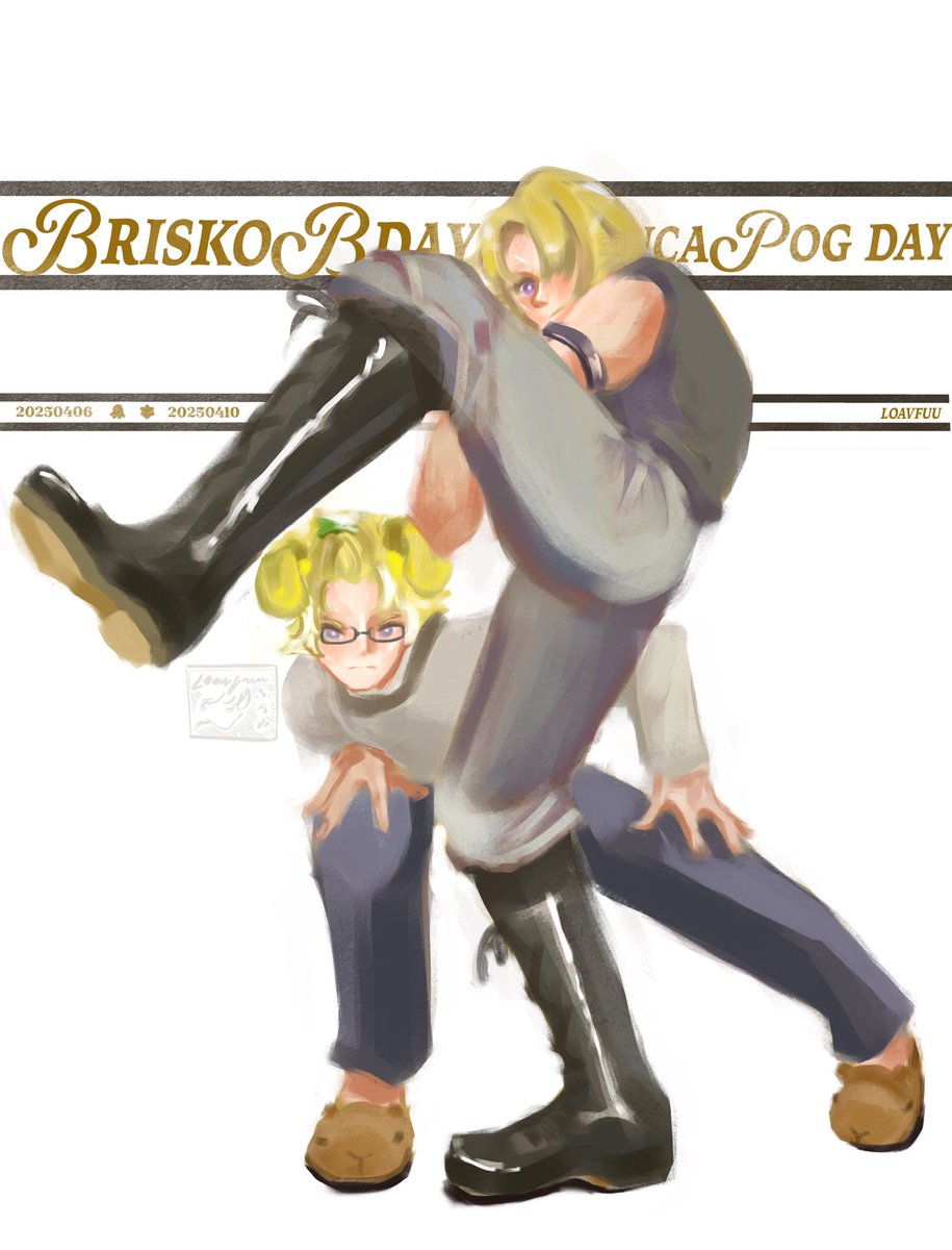 Loavfuu's tweet photo. hbd to the dog and engineerπ§πΎ
#LucaPOGDay2025 #BriskoBDAY2025 #Drawluca #Briskart https://t.co/mHR5hAkOoe