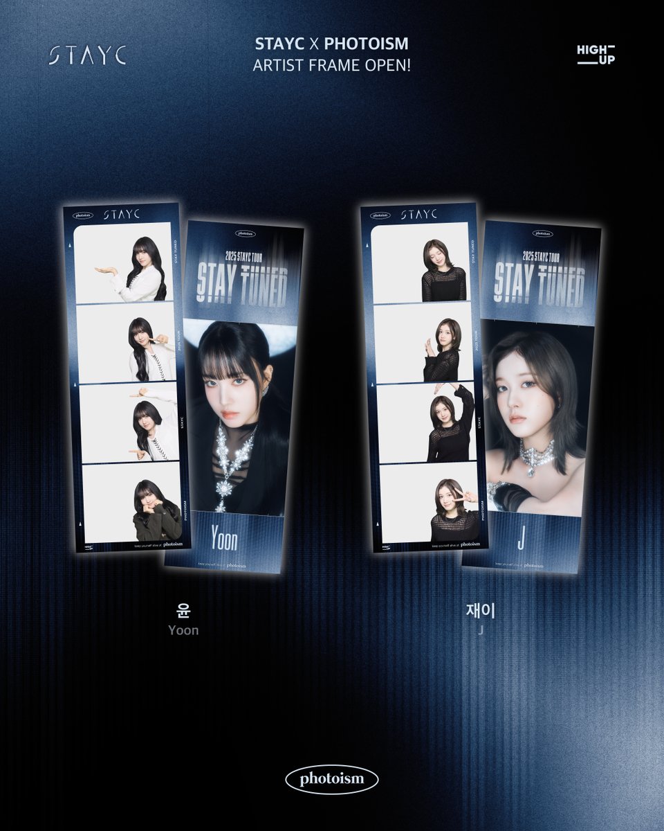 photoism_kr's tweet image. PHOTOISM X STAYC
ARTIST FRAME OPEN !

포토이즘 STAYC 두 번째 월드투어 기념 프레임이 오픈됩니다.

&amp;lt;STAY TUNED&amp;gt; 두 번째 월드투어 기념 프레임

Stay with us and slay every moment
Welcome to STAYC’s next chapter.
STAYC의 새로운 이야기. 앞으로 펼쳐질 우리들의 무대에
포토이즘이 함께…