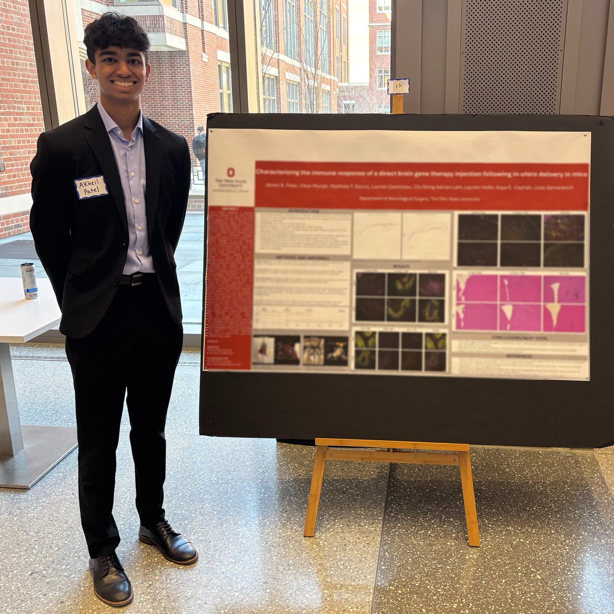 Samaranch Lab (@samaranchlab) on Twitter photo Huge congrats to <a href="/AkheilPatel/">Akheil Patel</a> on his fantastic poster presentation at the 8th Annual Undergraduate Neuro Poster Day at OSU! Outstanding work on prenatal gene therapy. Well done, Akheil!
<a href="/ugresearchOSU/">UR&CI at Ohio State</a> Huge congrats to <a href="/AkheilPatel/">Akheil Patel</a> on his fantastic poster presentation at the 8th Annual Undergraduate Neuro Poster Day at OSU! Outstanding work on prenatal gene therapy. Well done, Akheil!
<a href="/ugresearchOSU/">UR&CI at Ohio State</a>