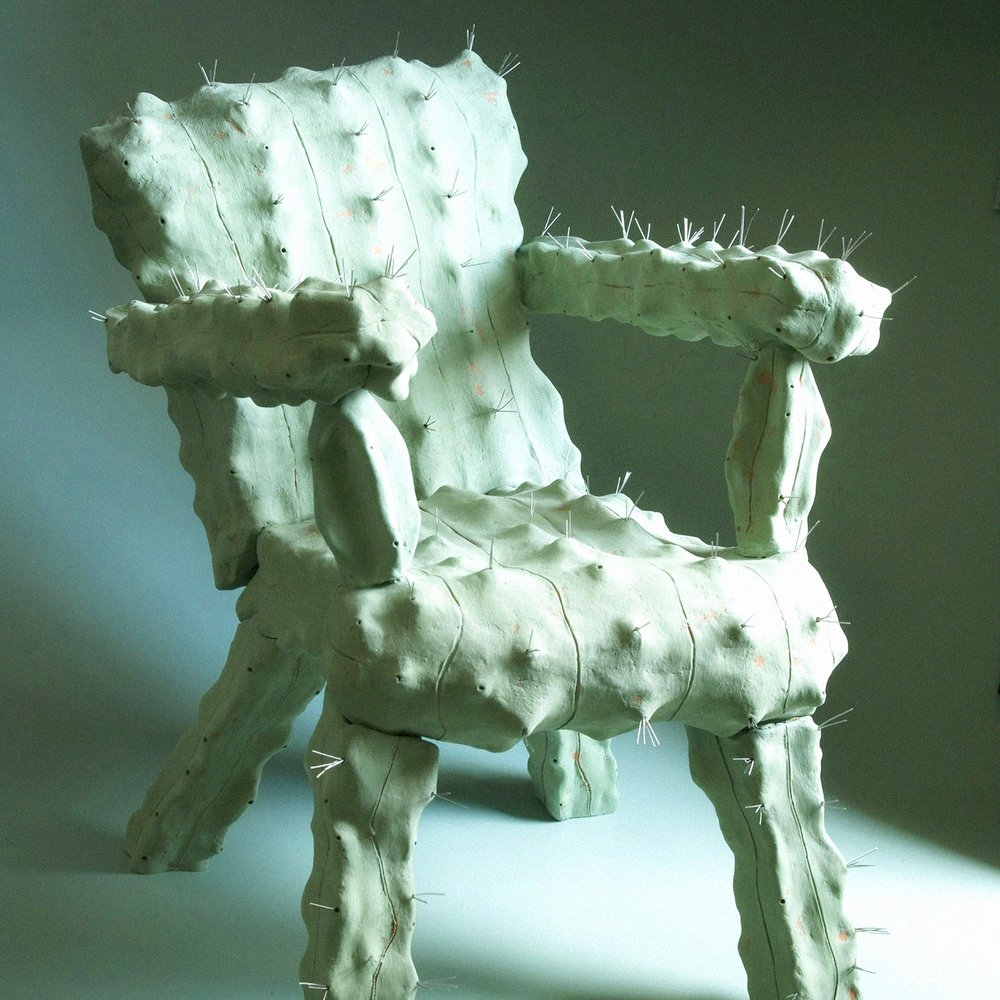 blankspac_e's tweet photo. Cactus Chair by Jan Howlin https://t.co/p8la5FNpgL