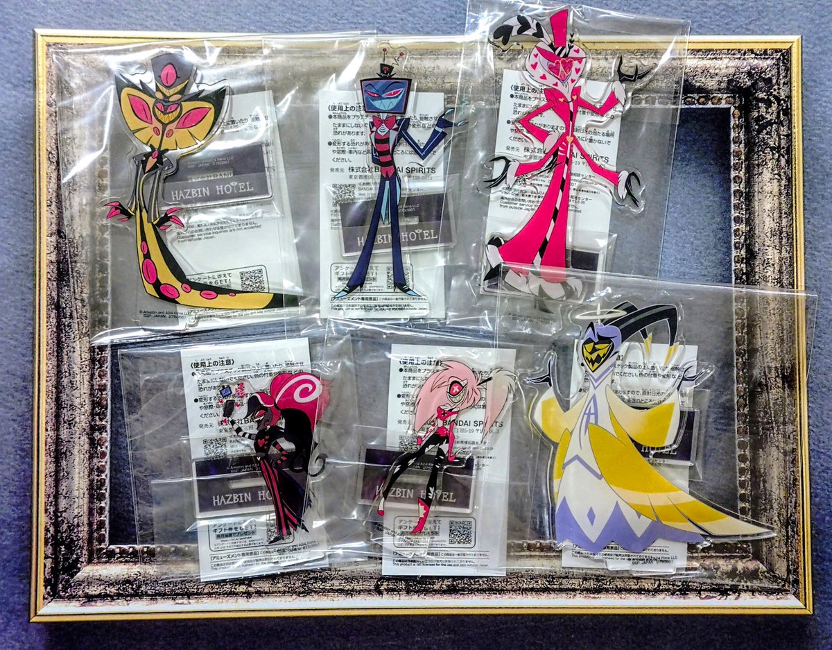 ハズビン・ホテルへようこそ スタンド付きアクリルプレートvol.1 vol.2