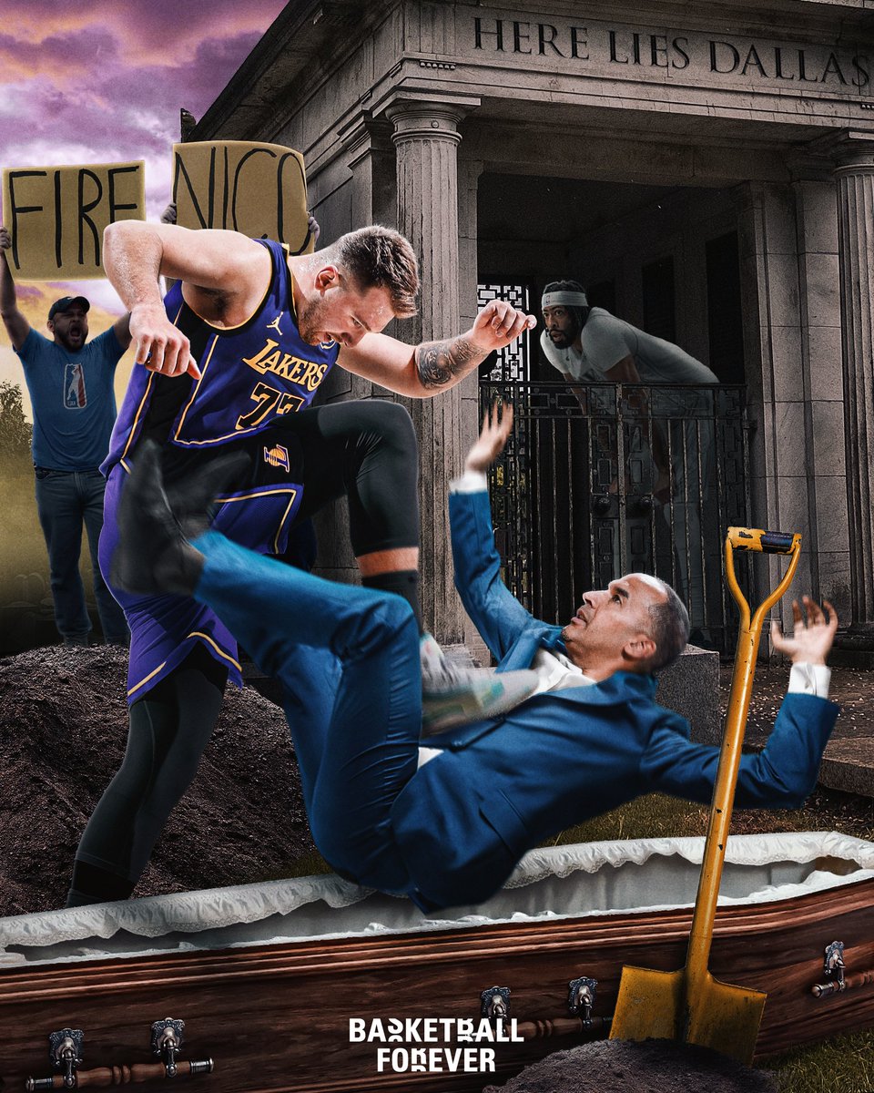 bballforever_'s tweet photo. Luka Doncic drops a SEASON-HIGH 45 PTS, 8 REB, 6 AST, 4 STL, 7 3PM as the Lakers get the 112-97 WIN over the Mavericks in his RETURN to Dallas 😤

HASTA LA VISTA NICO 👋 https://t.co/J4sSjNOejN