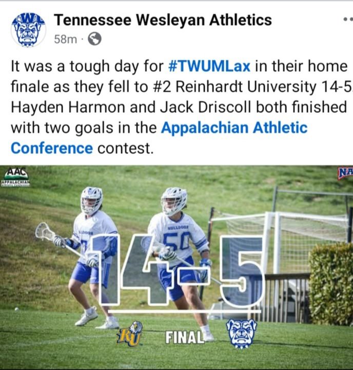 It was a tough day but this group battles. Props to the guys who finished their careers on this field today. Excited for the guys who are ready to forge the future . #laxdawgs #twulacrosse #twulax #whosnext #classof2025 #classof2026 .