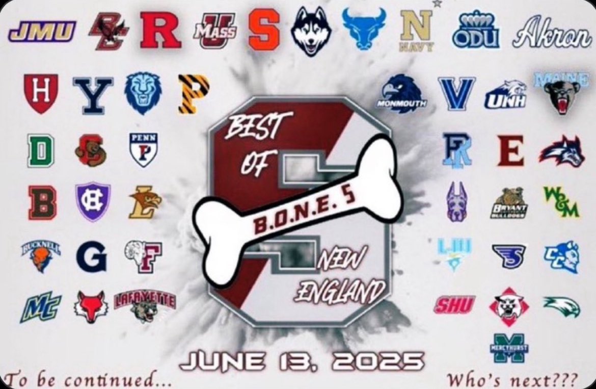 Excited to be attending the @2025BONECAMP and can’t wait to compete!