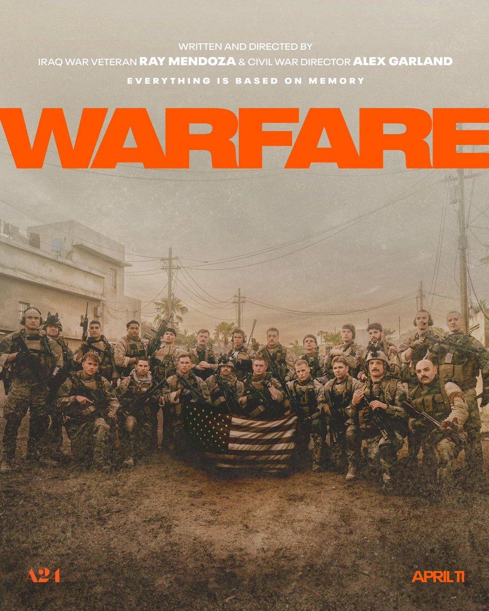 Cade_Onder's tweet photo. #Warfare is as much a horror movie as it is a war movie. Devastating, immersive, and shell shocking. 

Nothing is glamorized to feel like Hollywood-y. Just a raw depiction of hell. 

Alex Garland once again delivers an S-tier movie on a technical scale. Must see big and loud. https://t.co/RUKCCzh0Me