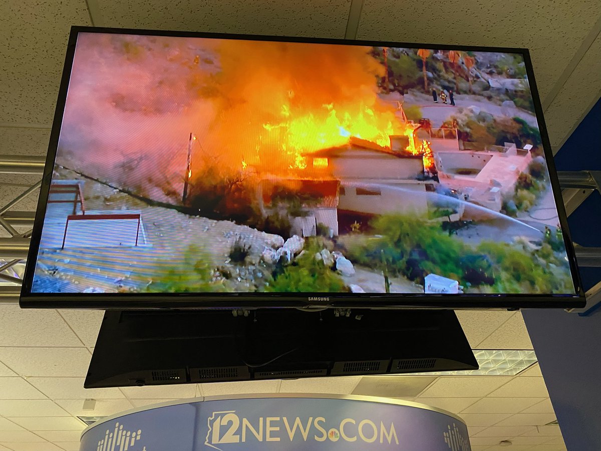 Andrew Onodera (@andrewonodera) on Twitter photo HAPPENING NOW: <a href="/PHXFire/">Phoenix Fire Dept.</a> is battling a large house fire in Paradise Valley.
This is near Northern Ave. & Invergordon Rd. Video from Sky12 shows the house totally engulfed in flames. 12News has a crew on the way to the scene. HAPPENING NOW: <a href="/PHXFire/">Phoenix Fire Dept.</a> is battling a large house fire in Paradise Valley.
This is near Northern Ave. & Invergordon Rd. Video from Sky12 shows the house totally engulfed in flames. 12News has a crew on the way to the scene.