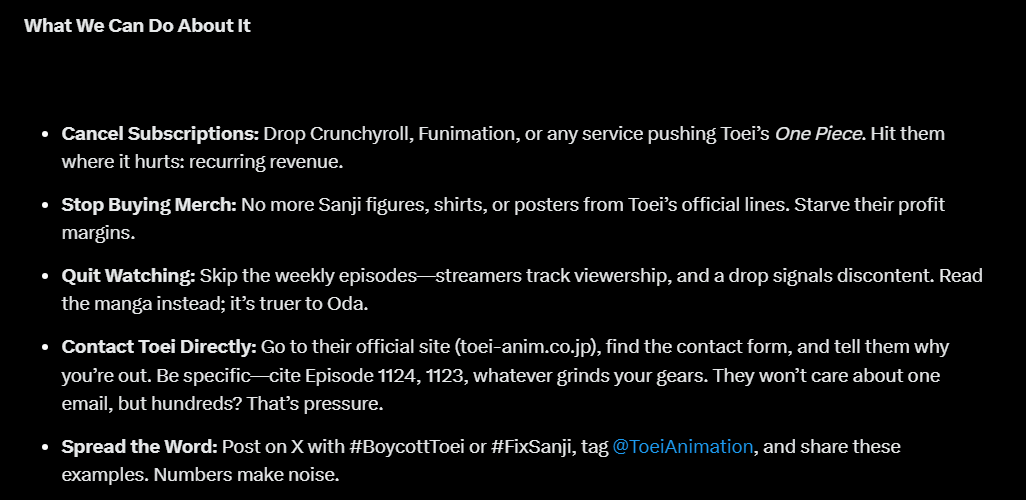 0xH1k4ru's tweet photo. @ToeiAnimation #freesanji #boycottToei https://t.co/U5nzhF1qin https://t.co/BDiPP590gD