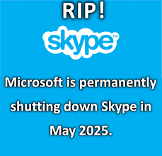 michael_mi34851's tweet photo. Starting on May 5 Say goodbye to Skype It is going to be shutting down for good After 20 years That Skype is going bye-bye For good So if you guys have Skype You guys gonna be losing Your Skype Account 😔😔😔😔😢😢😢😢😢😢😢 https://t.co/UUBUShHVCv