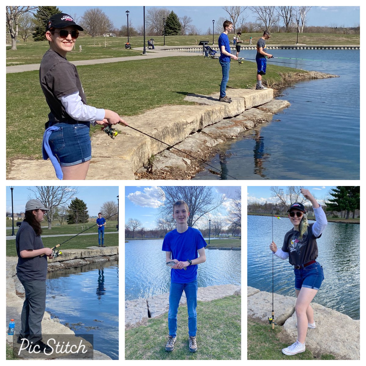 Great day for fishing 🎣 at Halleck Park today! <a href="/PLSHSTitans/">Papillion La Vista South High School</a>