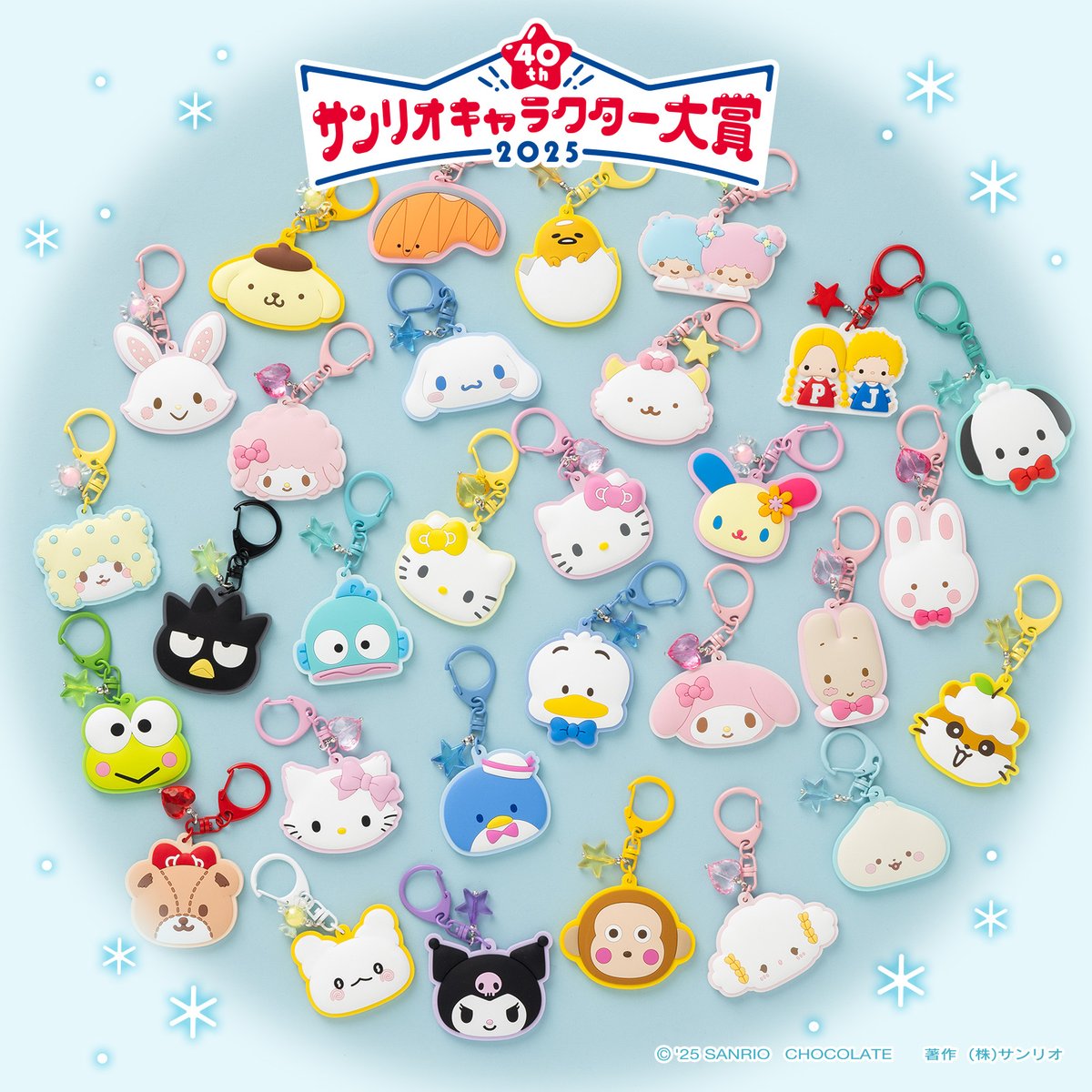 新商品 💗／ 2025年サンリオキャラクター大賞第1弾🏆✨ 多くの