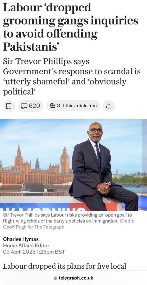 RatanSharda55's tweet photo. Labour party dropped enquiry into criminal -#SexualGrooming gangs to not upset Pakistanis! - Lord Trevor. 😣
Another instance why West is going down the tube. Appeasement is not Indian secular trait. British are leaning from us. https://t.co/OPZEhQWBVA