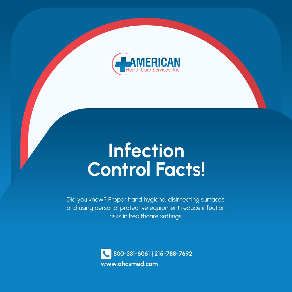 americanhcs's tweet photo. Infection prevention starts with proper hygiene! Clean hands, disinfected surfaces, and protective gear help keep patients and caregivers safe. 

#BensalemPA #MedicalEquipmentAndSupplies #InfectionPrevention https://t.co/S2ZC5d6ta3
