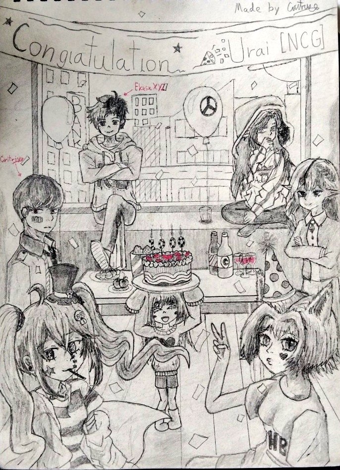 Critriya_'s tweet photo. #UraiFanart
ในที่สุดเวลานี้ก็มา...
🎉 ยินดีด้วยพี่ 1,000 ซับแล้ว!!! ขอมีความสุขมากๆ และก็รักษาสุขภาพเสมอนะงับจะได้อยู่กับพวกผมไปนานสัก 100ปี (วาดเมื่อ 13 กพ. 68 เป็นอาร์ตรวมกับคนวาดแฟนอาร์ตรุ่นแรกของช่องนะงับ)
@Urai_NCG
@Eliz_ncg
@Undy_ncg
@Lully_ncg
#CritriyaDraw https://t.co/bnqknFkurc