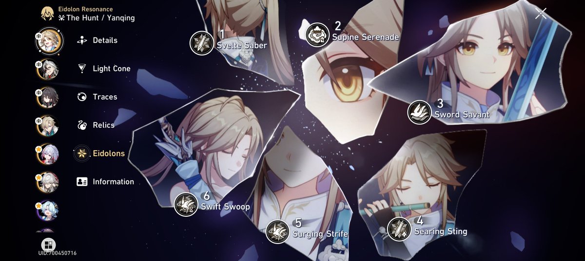 Yanqingice's tweet photo. #HonkaiStarRail have i ever said i love you? I AM E6 YANQING MAIN FINALLY AFTER GOD DAMN HOW KNOWS!!! Yanqing being my first 5 star character IS also my first E6 5 star character.
Yanqing my belowed little snow flake ice boy🥹💙 https://t.co/i6wITRGhmk