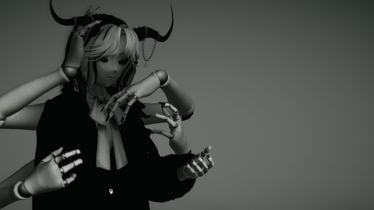 A Doll, strolling around in a desolate and cheerless realm.

#VRChatPhotography