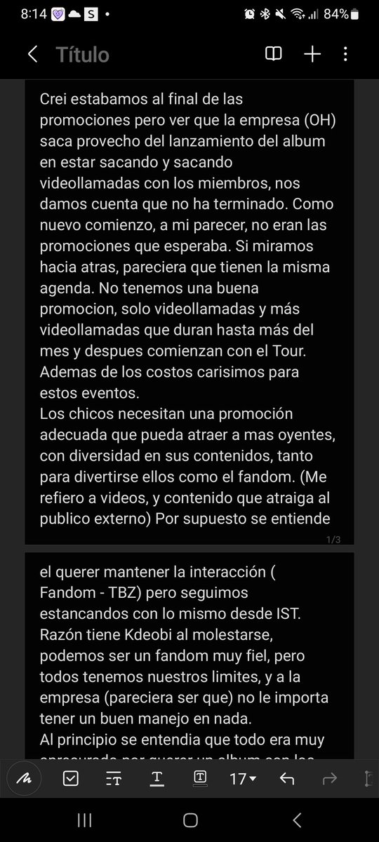 TBZCrew11's tweet photo. [#FOR_DEOBI]

Veo caos en deobiland y quise hablar al respecto de lo poco que me entere.

El trabajo me mantuvo ocupada y no pude agradecer a todos por su arduo trabajo en estas promociones.

Lo detallare más en la imagen ⬇️
Si alguien quiere comentar algo es libre de hacerlo. https://t.co/6T8imXWBxf