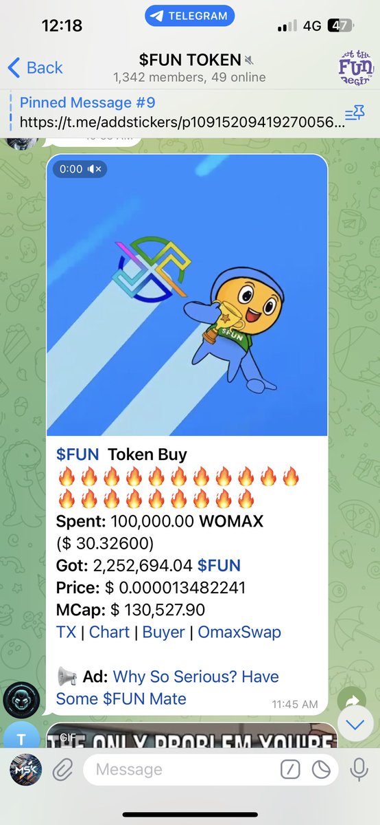 OmaxAlphaBots's tweet image. Introducing the OMAX Buy Bot
Built for the OMAX Chain — this bot sends real-time alerts every time a buy happens on your token. Bring excitement to your project by implementing this bot

@omaxchain @FUNBEGINSON @msk_technology  

#omax #eth #crypto  # bitcoin #BTC