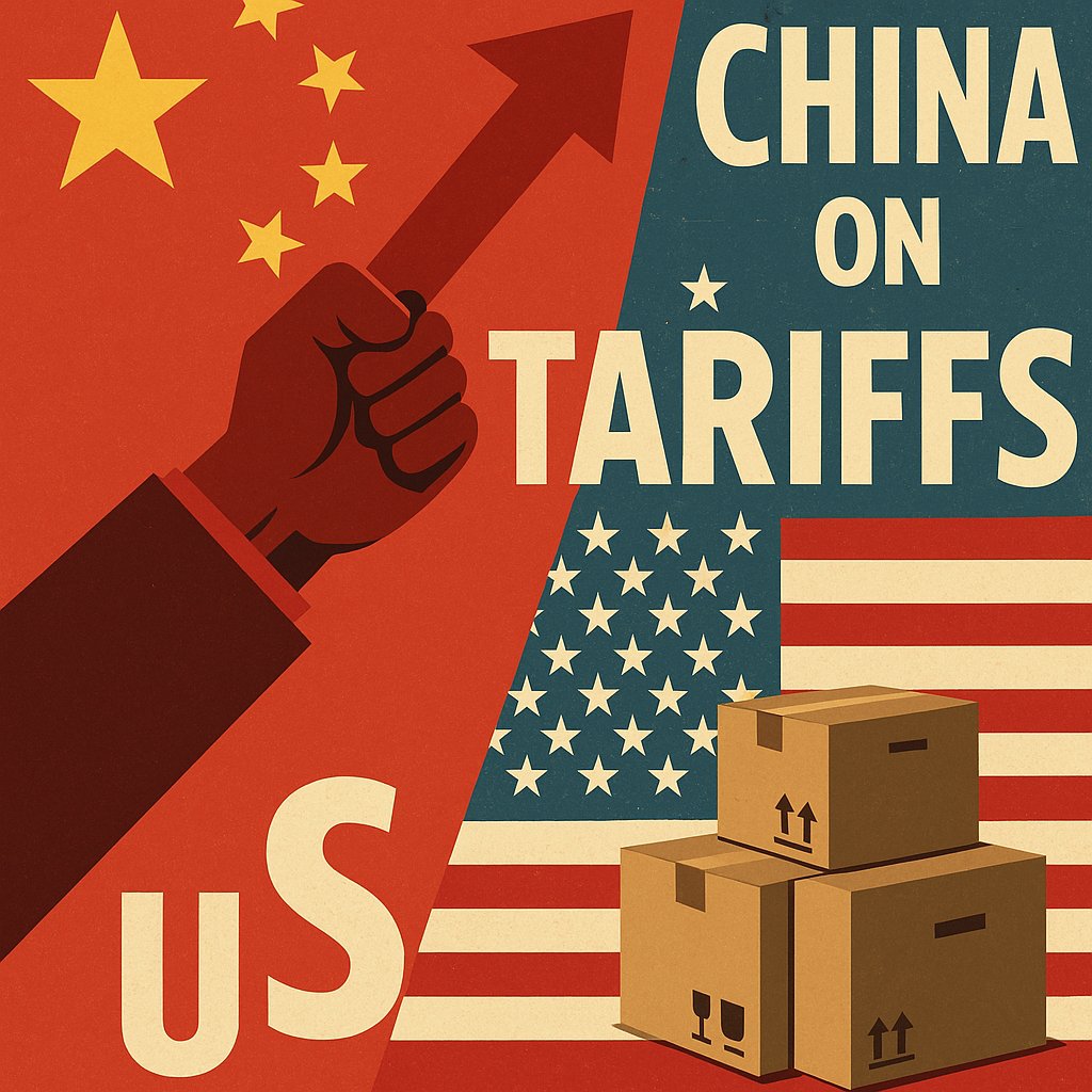Enterprise21064's tweet photo. China has raised tariffs on US goods to 84%, escalating tensions in the ongoing trade dispute. Following the US's 125% tariff hike, Beijing’s countermove signals a bold step.

How will this impact global markets? 

#TradeNews #ChinaUS https://t.co/lySGLkBX27