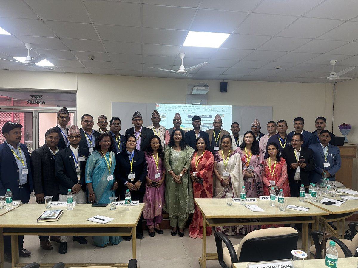 madhulika_shukl's tweet photo. Interacted with Nepal cooperatives personnel in FMDI - it was great to exchange ideas @IFFCO_PR
#SalesTraining #ProductivityBoost #FMDI" https://t.co/g3F2e2gupk