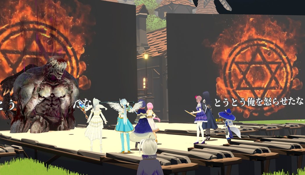 takaho0321's tweet image. #cluster
#FASHIONFANTASY
#クラスターガールズコレクション５ に参加しました。   すてきな衣装、すてきなお芝居、すっかり心を奪われました。
感動を短歌に込めて２首
ランウェイは喜びに満ち鮮やかな衣装をまとい天使歩める
織物の秘密に愛を込めながら魔法具をなすいざ立ち向かわん