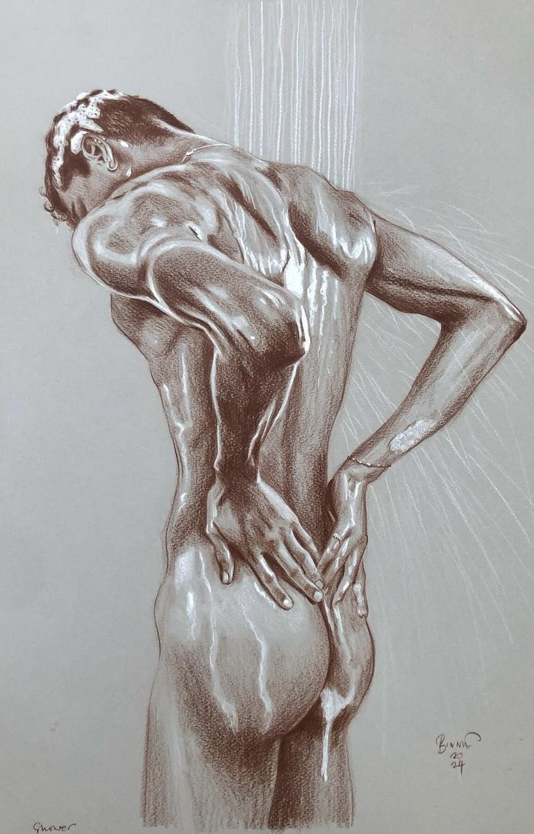 oil on canvas of me by Paul Binnie 🎨🍑