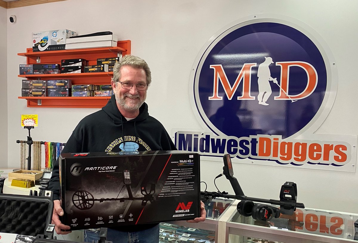 Welcome Rob to the Minelab Manticore club! - Happy Hunting Rob!