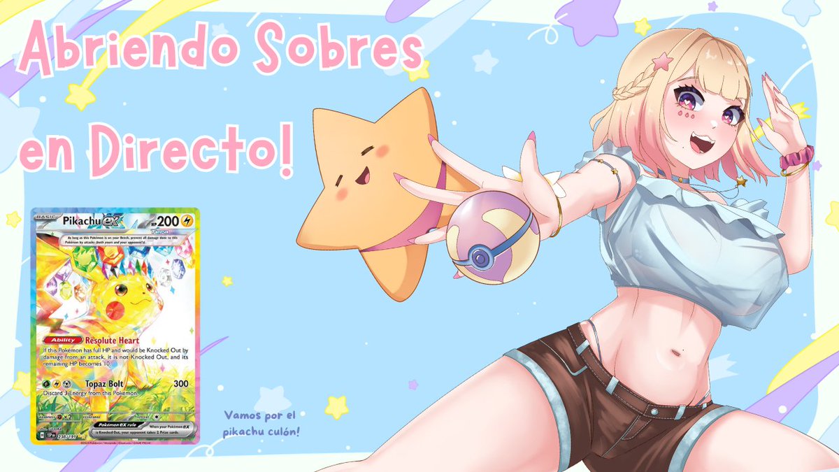 ChromeVT's tweet image. ⭐️Handcam Stream⭐️
Hoy es el día ¡Tendremos nuestro primer stream abriendo sobres de pokémon! Será un ETB de #SurgingSparks

 ¿Conseguiremos algún Hit? ¿O nacimos con la desgracia encima?

¡Averígualo hoy, sparkcito!

21H Chile
22H Arg
20 Perú/Col
19 México

#PokemonTCG