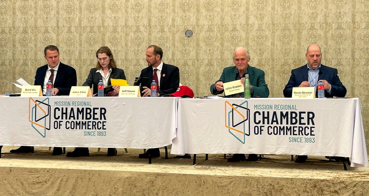 FVREB, represented by its Stakeholder and Government Relations Committee, sponsored last night’s non-partisan All-Candidates federal election meeting in Mission. Key issues included housing, healthcare, and climate change.
