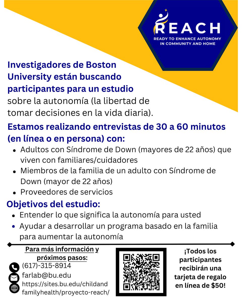 Research Opportunity from Boston University.