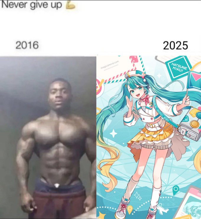 miku_daily39's tweet photo. Keep up the grind 💪 https://t.co/mlZpaRm6qQ