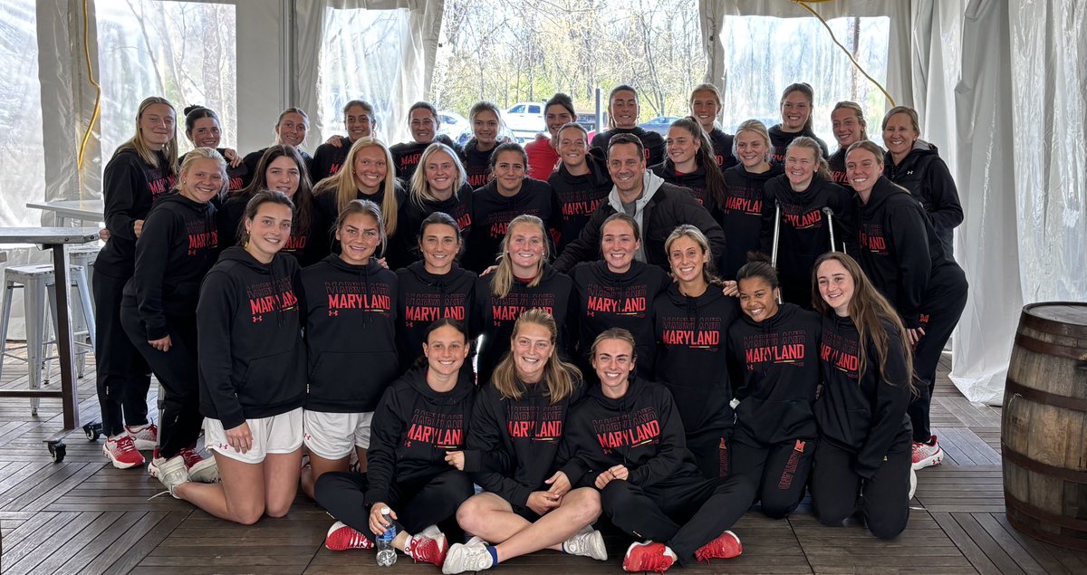 Great to have the <a href="/MarylandWLax/">Maryland Women's Lacrosse</a> team today!  #GoTerps