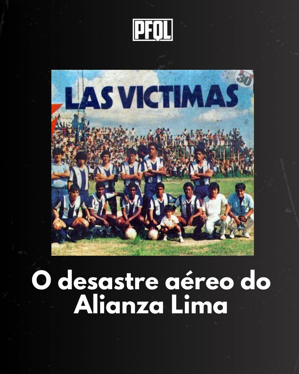🇵🇪🖤 A TRAGÉDIA DE 1987

O Alianza Lima, adversário do São Paulo nesta quinta-feira, pela Libertadores, representa uma enorme história de superação. Em 1987, a equipe peruana sofreu um enorme baque ao perder 16 jogadores, em um acidente aéreo que, ao todo, vitimou 43 pessoas. A