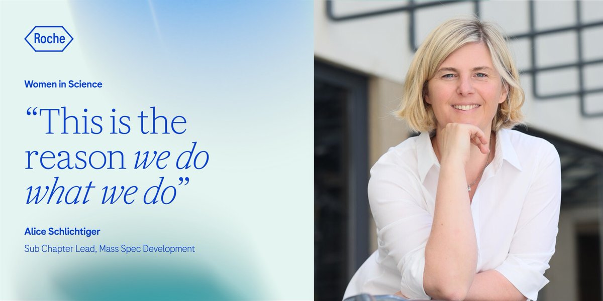 Alice Schlichtiger and her team have developed technology to make mass spectrometry widely available. The innovation could change the course of care, and deliver the best possible patient outcomes.

Read her story: go.roche.com/xmsstatic 

#RocheMassSpec