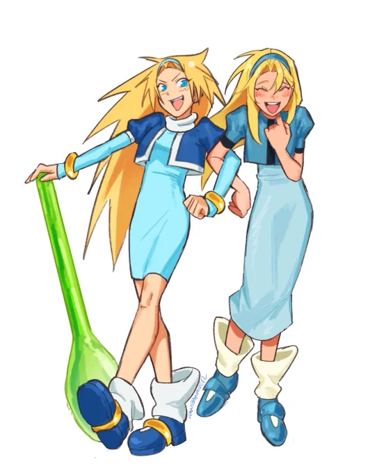fun fact maria art inspired me to make boom maria so here they are next to each other