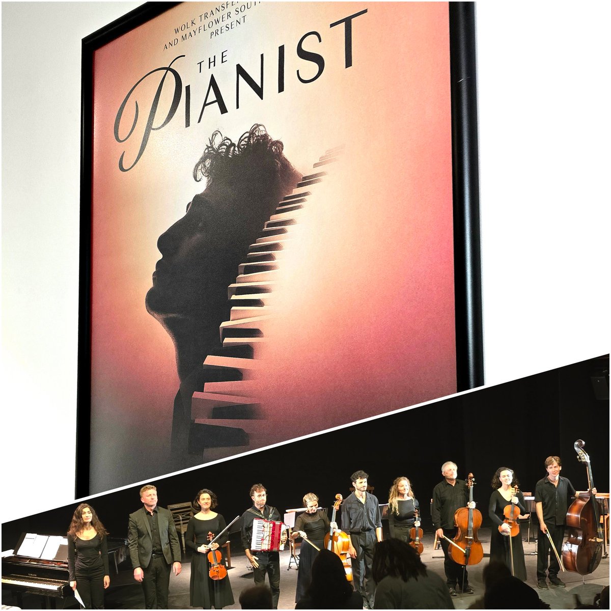 Workshop production of The Pianist <a href="/thomsoutherland/">Thom Southerland</a> @Mayflower Studio this eve, with Dan Krikler as Szpliman.