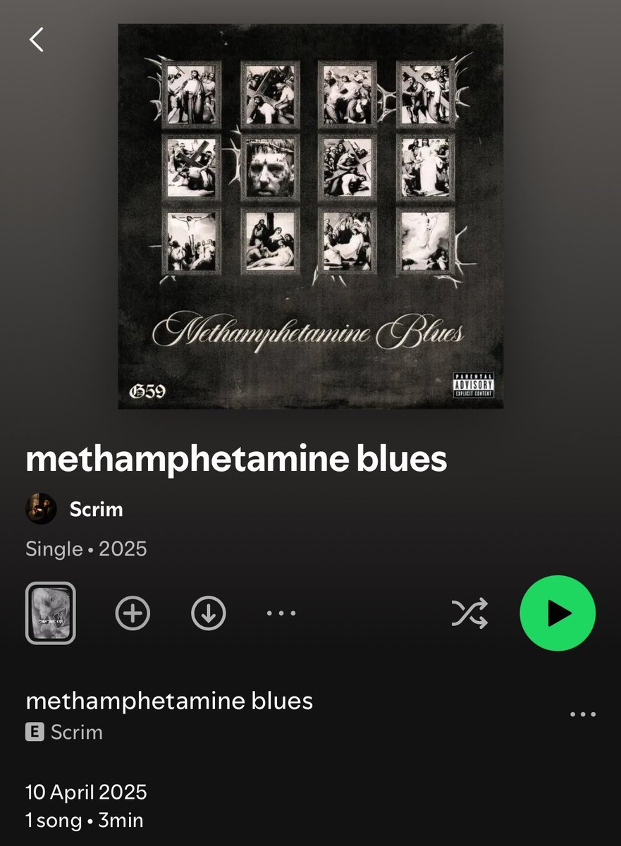 RubysNephew's tweet photo. Scrim - “methamphetamine blues” OUT NOW @ MIDNIGHT IN YOUR TIMEZONE https://t.co/EQFd3TVSgc