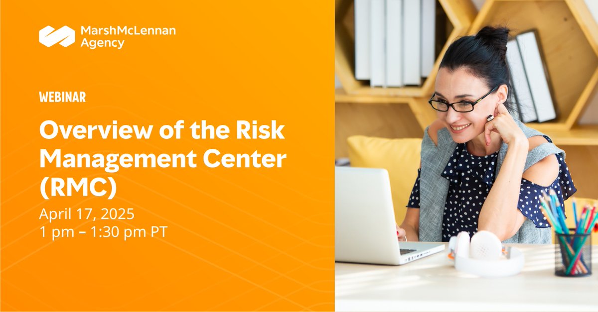 Join us on April 17 to learn about the #RiskManagement Center platform! Discover our web-based software suite, EHS Program Management, and automated risk mitigation. Enhance your risk management strategies! Register now: marshmma.com/us/events/deta… #MarshMMA  #safety #compliance