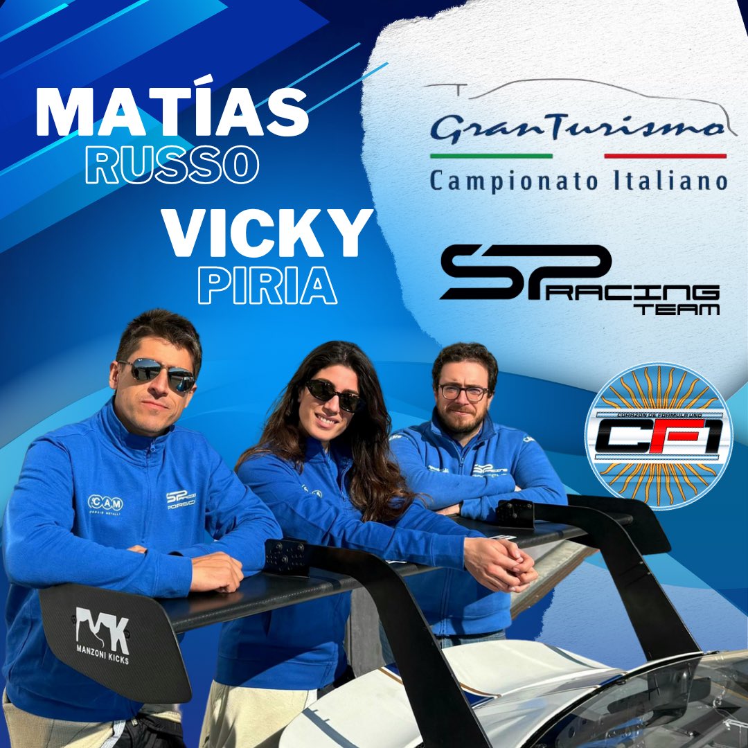 MATIAS  RUSSO
CORRERÁ EL GT ITALIANO ENDURANCE

Lo hará junto a la italiana Vicky Piria a bordo de un Porsche del equipo SP Racing

Los detalles y declaraciones 👉🏻 corazonf1.com/noticias/4816-…