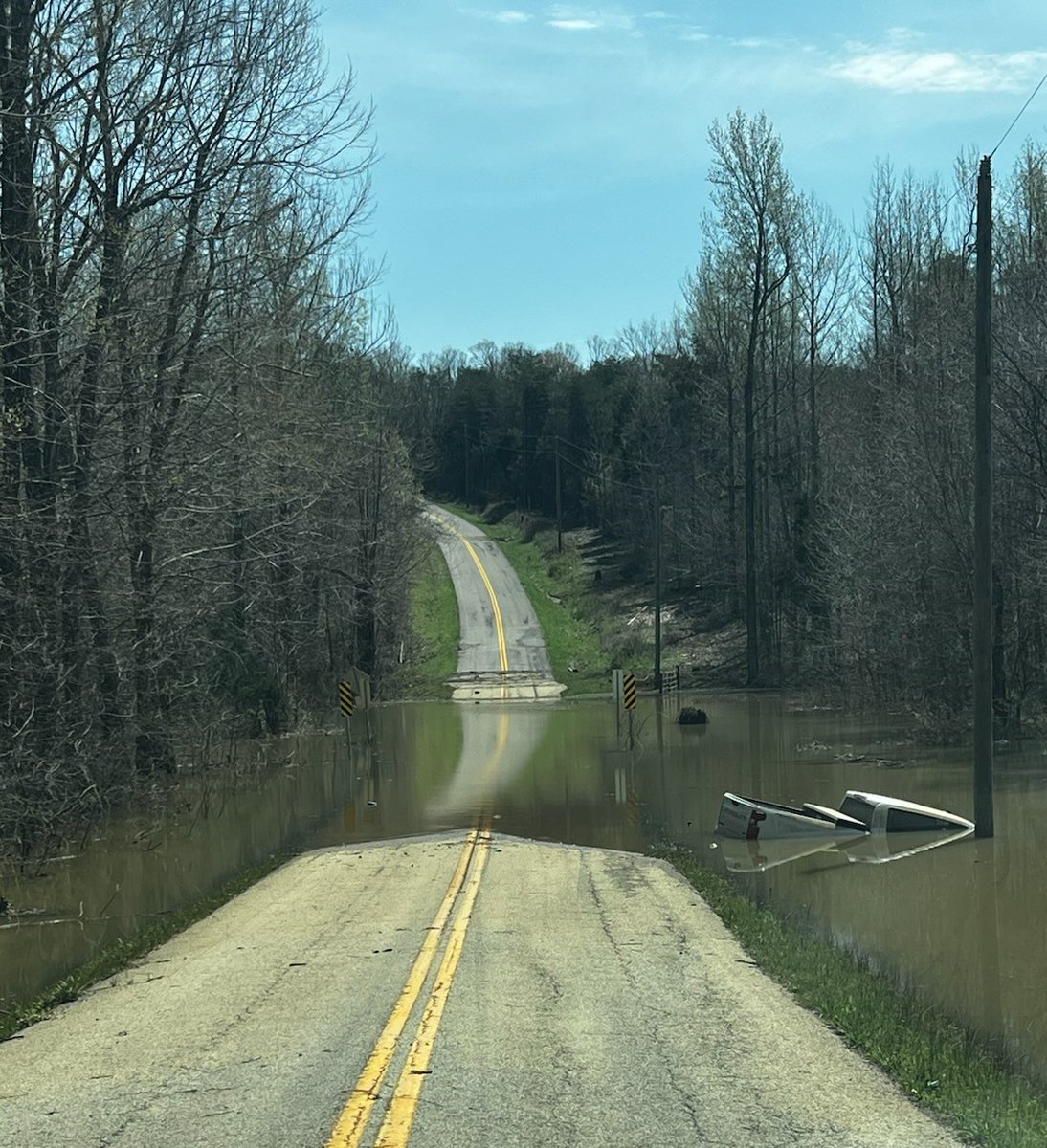 HCBOE's tweet photo. Due to the flooding and numerous road closures in Hopkins County, Hopkins County Schools will be closed on Thursday, April 10, 2025. Hopkins County Schools will be utilizing a disaster relief day. Students should complete their HCS@Home Day 14 assignments. https://t.co/ys5FGzVKHI