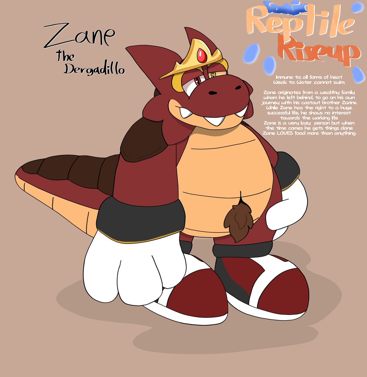 NecktieGator's tweet photo. Dragon Armadillo sonic oc concept 
#scalie #furryart 
#SonicReptileRiseupUniverse #SRR https://t.co/V7HpljdbAf