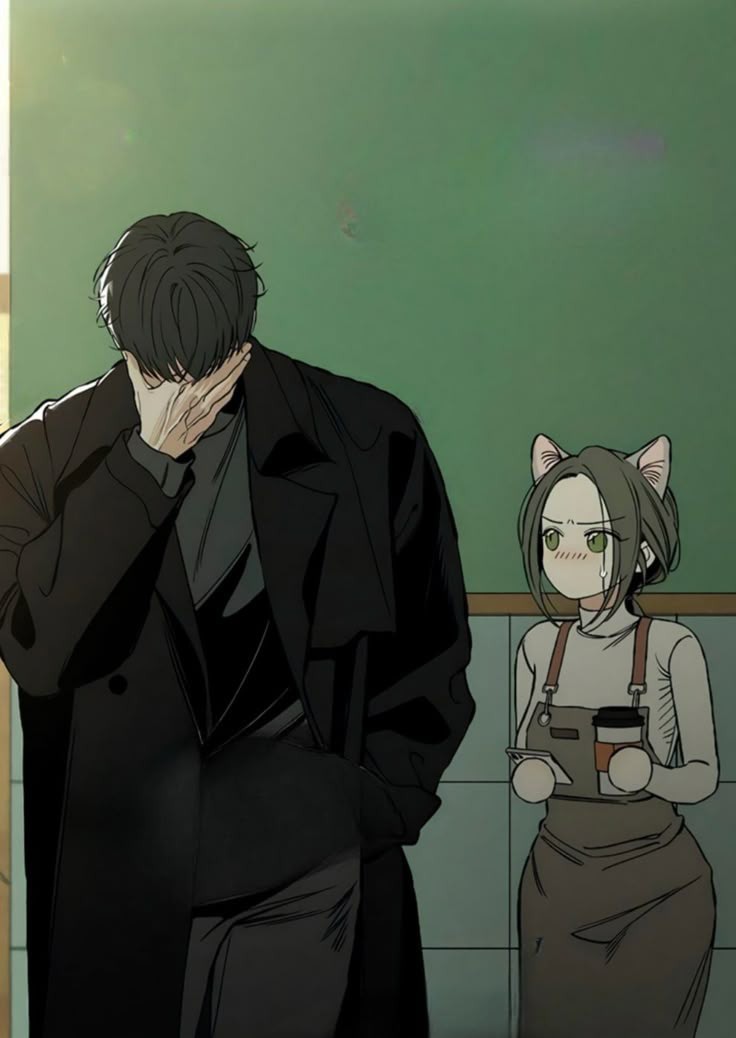museeverse's tweet photo. he’s tall &amp; she’s smol https://t.co/S7IILyVpN0