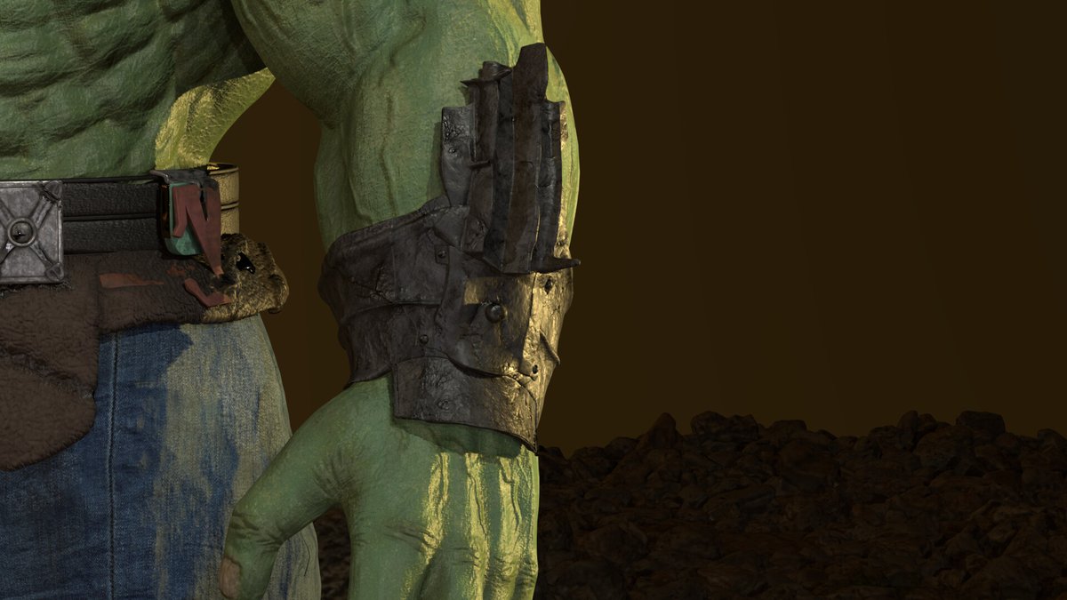 Sameer23artist's tweet photo. 💥 Hulk Smash in 3D! 📷Here's my custom 3D sculpt of the Hulk, designed specifically for 3D printing. From the gritty textures to the armored boots, every detail was crafted to bring out his raw strength and intensity. #3DModeling #Hulk #3DPrintReady #ZBrush #DigitalSculpting https://t.co/E678pgLvbt