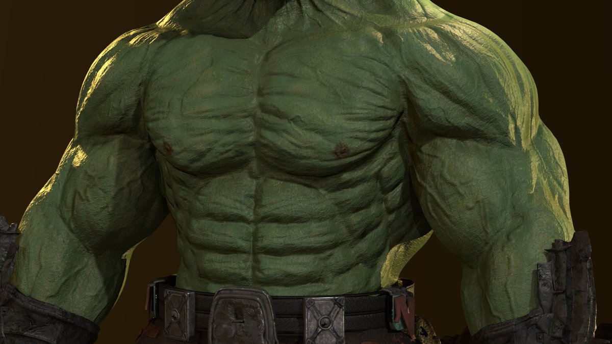 Sameer23artist's tweet photo. 💥 Hulk Smash in 3D! 📷Here's my custom 3D sculpt of the Hulk, designed specifically for 3D printing. From the gritty textures to the armored boots, every detail was crafted to bring out his raw strength and intensity. #3DModeling #Hulk #3DPrintReady #ZBrush #DigitalSculpting https://t.co/E678pgLvbt