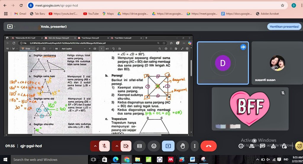 TutorMath__'s tweet photo. 4) Materi Ciri² Bangun Datar #kelas5

#22/2/25 #latepost https://t.co/j79ZUKQ8Dw