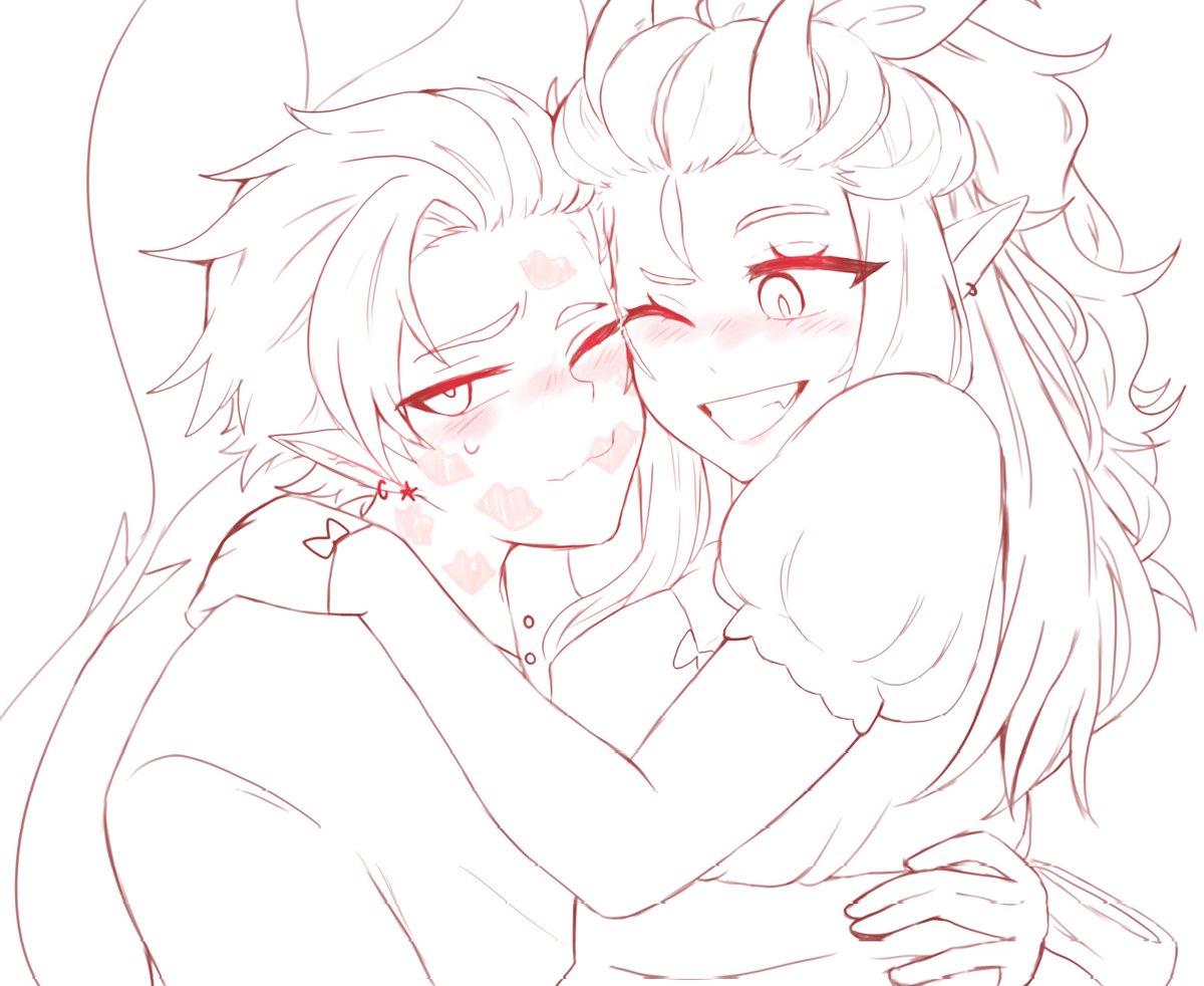 DrawMitshuki's tweet photo. Lineart https://t.co/SEcxkBaSaL