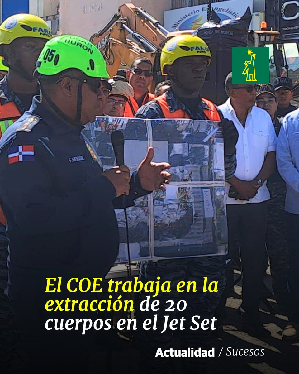 DiarioLibre's tweet photo. 🚨 | #SucesosDL | Es probable que esta noche culminen los operativos de rescate

🔗https://t.co/jn8Lbckdhm

#DiarioLibre #Noticias #COEEnAcción #RescateJetSet https://t.co/WPcgT7z3qO