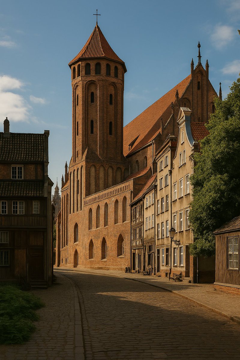 #chatgpt4o #AI #GenerativeAI #History #gdansk #danzig #architecture 

Bazylika Św. Mikołaja w perspektywie ulicy Świętojańskiej na rycinie Johanna Carla Schultza, 1859 oraz w opartych na niej renderach (model ChatGPT4o)