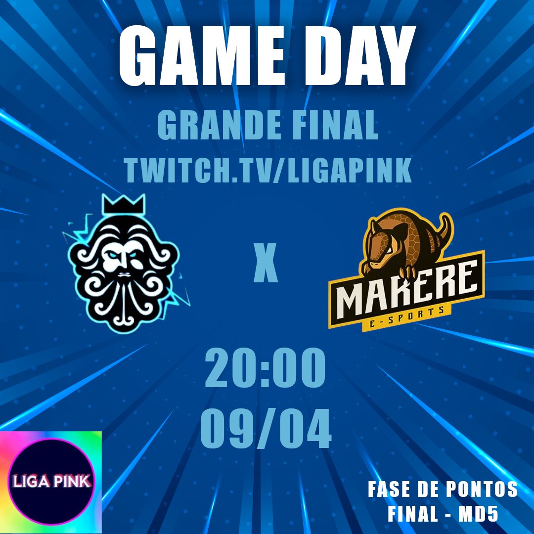 ptzesports's tweet photo. GAMEDAY!!!

Hoje é o dia da tão aguardada final da @liga_pink contra a @marereesports! O primeiro título do ano da PTZ vai começar às 20:00 com transmissão oficial em https://t.co/zwvTiTnZPT

#GoPTZ ⚡️ https://t.co/PhasR86Mt5