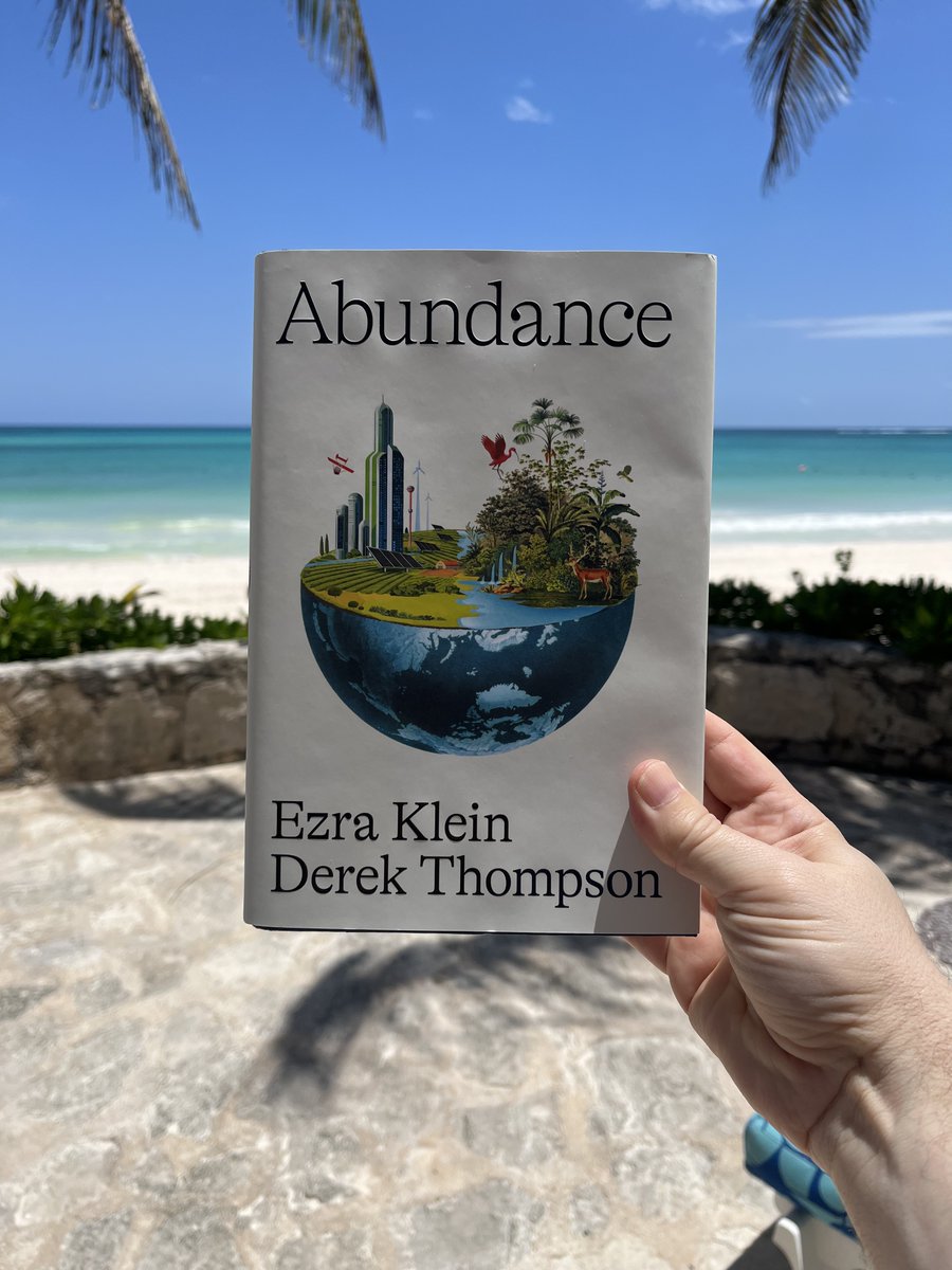 William F. Wechsler (@willwechsler) on Twitter photo Today I read Abundance by @ezraklien and <a href="/DKThomp/">Derek Thompson</a>. I couldnāt agree more with its call for prioritizing more of what people need ā more and less expensive housing and energy, more and better jobs and inventions. I hope the next Democratic candidate for president reads it. Today I read Abundance by @ezraklien and <a href="/DKThomp/">Derek Thompson</a>. I couldnāt agree more with its call for prioritizing more of what people need ā more and less expensive housing and energy, more and better jobs and inventions. I hope the next Democratic candidate for president reads it.