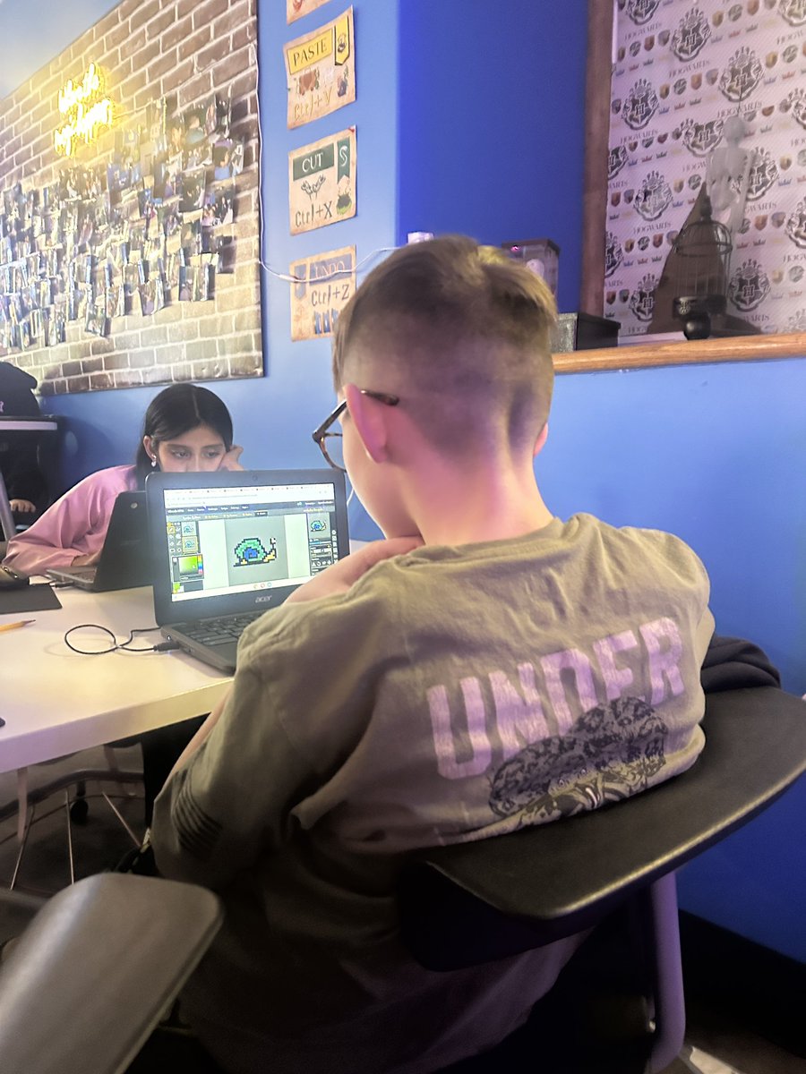 Ms. Deninno👩🏼💻👾 (@msdeninno) on Twitter photo 5th grade coding explores making pixel art using Sprite Editor🎨👾. These learners are discovering skills transferable to many other design platforms and expressing their creativity. <a href="/MsTrojanowski/">Amy Trojanowski</a> I spy a snail 🐌✌️🤛 5th grade coding explores making pixel art using Sprite Editor🎨👾. These learners are discovering skills transferable to many other design platforms and expressing their creativity. <a href="/MsTrojanowski/">Amy Trojanowski</a> I spy a snail 🐌✌️🤛